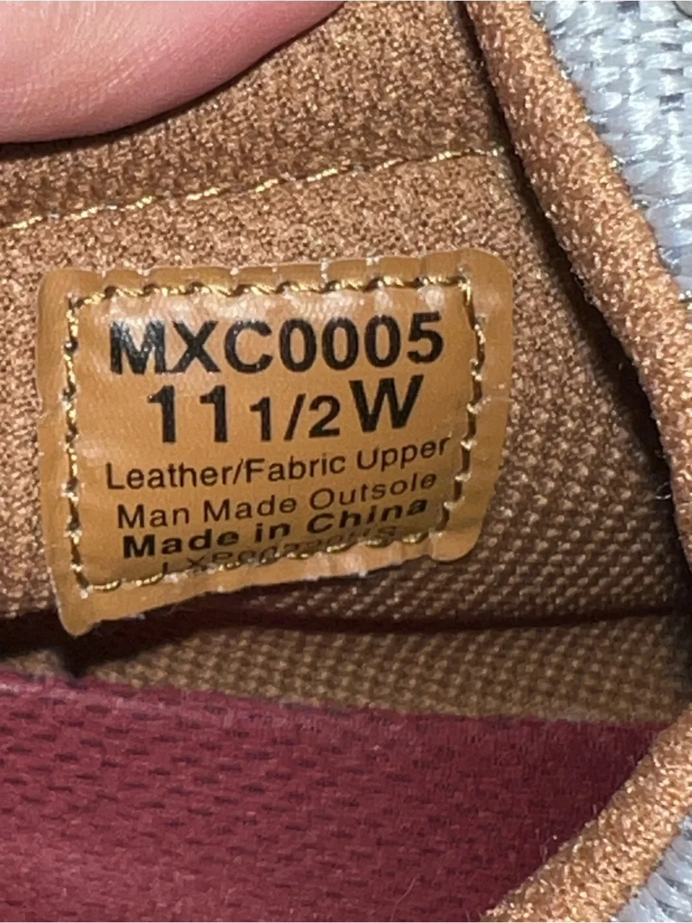 Twisted X MXC0005 Men’s 11.5 W Gray Leather Woven Driving Moc Shoes